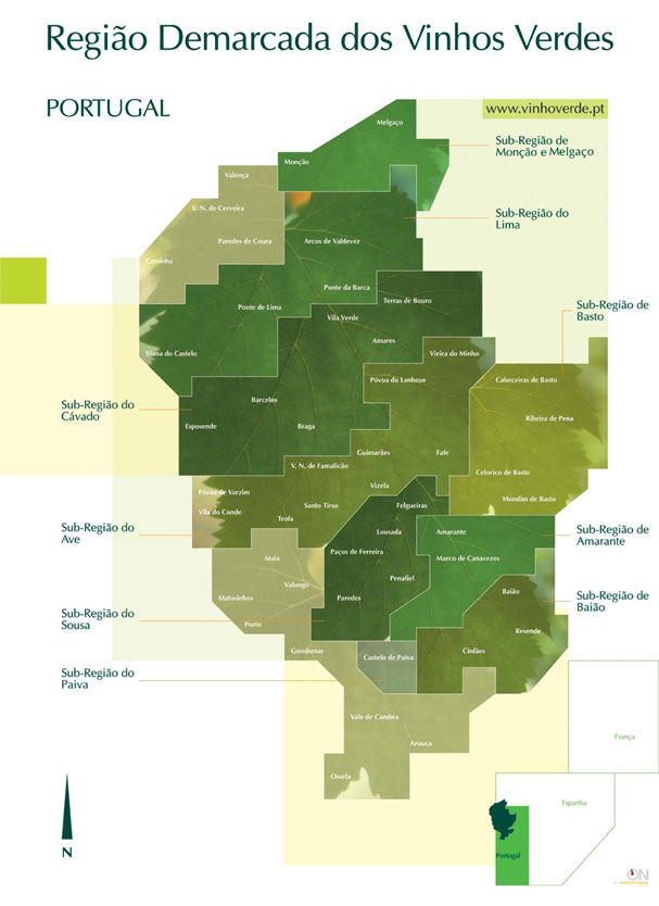 Regiões vinícolas demarcadas de Portugal